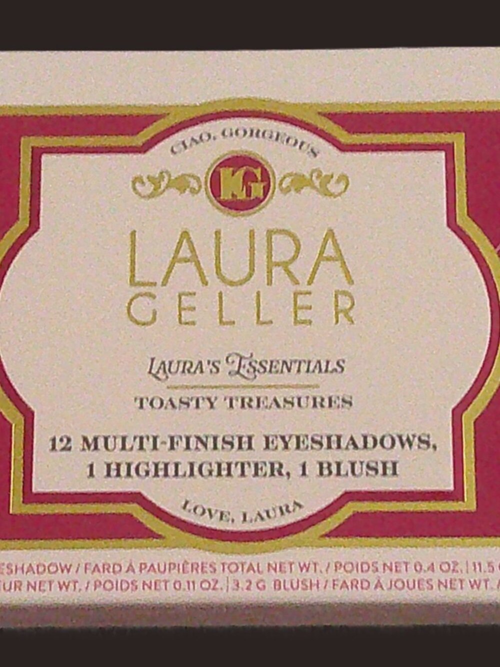 Laura Geller Toasty Treasures 12 Eyeshadows, 1 Highlighter 1 Blush Palette Look